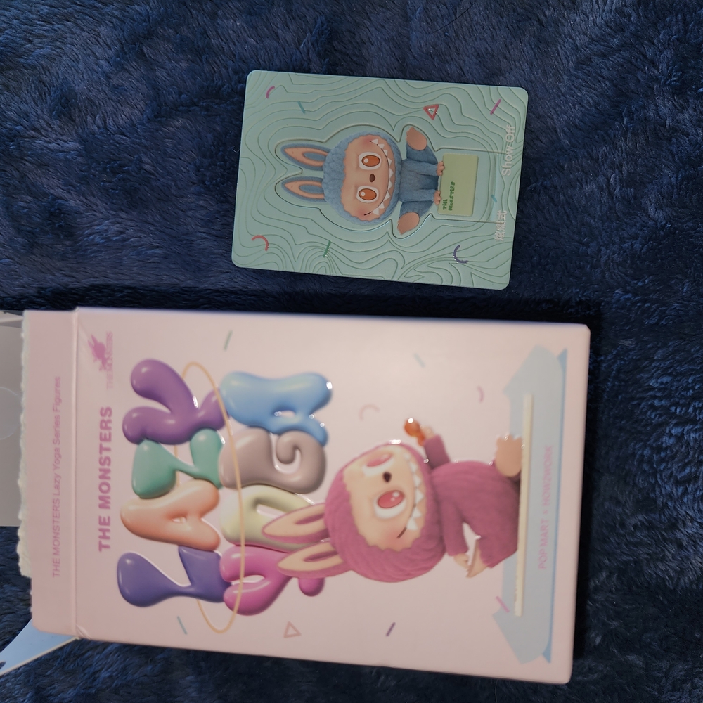 Cute Monster Toy with Blue and Pink Outfit